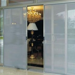 Cửa lưới chống muỗi tự cố đinh màu Ghi